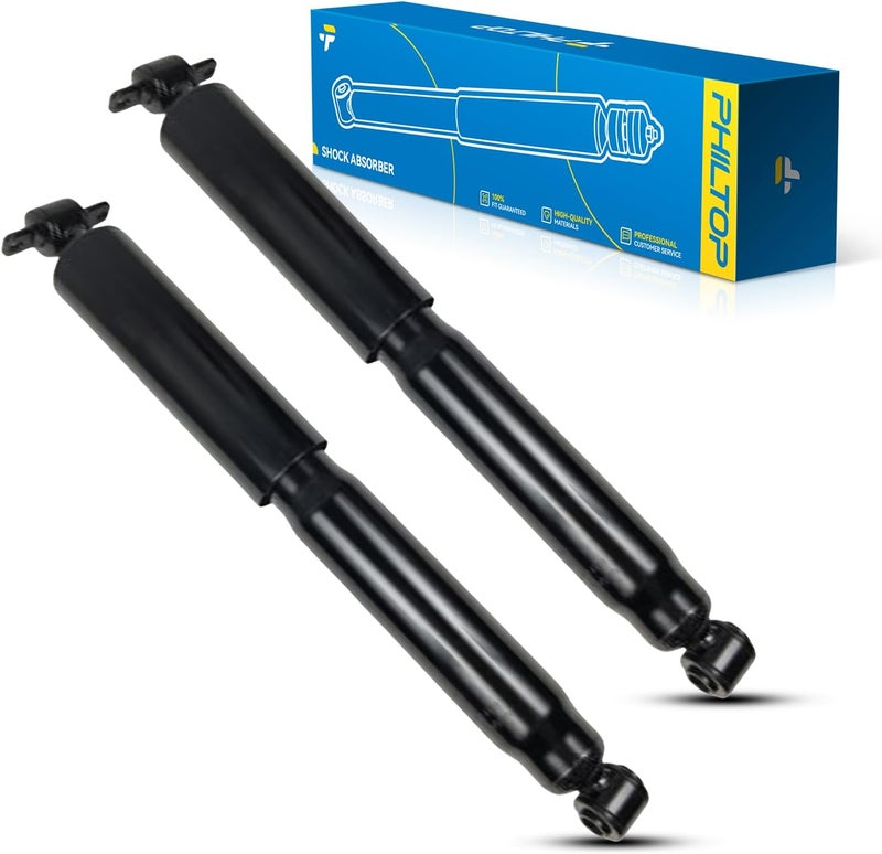 PHILTOP Rear Struts for Canyon 2004-2012, Colorado 2004-2012, i-280 2006-2006, i-290 2007-2008, Shock Absorber Complete Suspension 911228 * 2, Struts with Coil Spring Assemblies SAA846 2 Pcs - Image 1